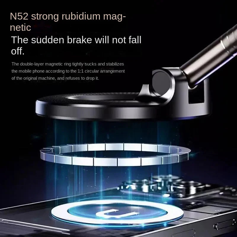 360° vacuum suction cup car phone holder rotatable navigation fixed shockproof instrument panel universal